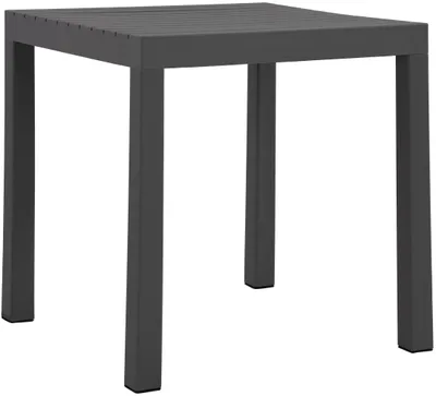 Produktbild von CLP Gartentisch Kato 73 x 73 cm Polypropylen wetterfest UV-beständig quadratisch | Farbe anthrazit