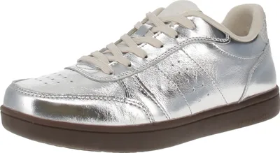 Produktbild von Woden WL598 Bjork Leather - Damen Schuhe Sneaker - 039-Silver, Größe:40 EU