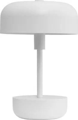 Produktbild von Tischlampe, Kabellos Dimmbar Tischleuchte, Led Tischleuchte Metall, Leselampe, USB Wiederaufladbare, Haipot weiß