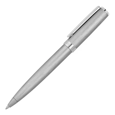 Produktbild von HUGO BOSS Gear Brushed Kugelschreiber Premium Drehkugelschreiber Chrome Geschenkbox
