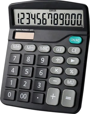 Obrázek produktu pro Stolní kalkulačka Standardní funkční kalkulačka s 12místným velkým LCD displejem Solární a bateriové duální napájení pro domácnosti Základní kancelář Podnikání