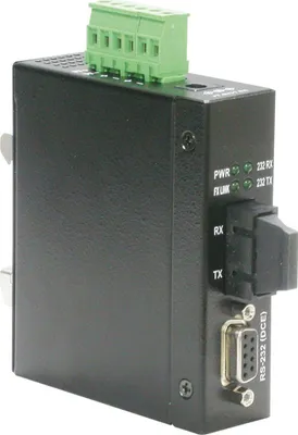 Produktbild von ROLINE Industrie Konverter RS232 - Multimode Glasfaser, SC