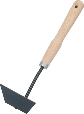 Produktbild von KOTARBAU® Kleine Gartenhacke mit Holzstiel 20 cm Hacke mit Stahlkopf 10 x 6 cm