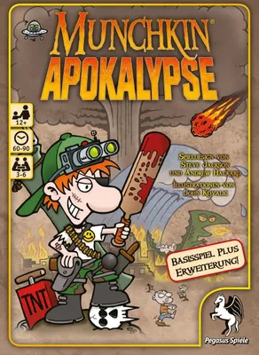 Produktbild von Pegasus Spiele, Verlags-u.Medienvertriebsges.m Pegasus Spiele Munchkin Apokalypse 1+2 1