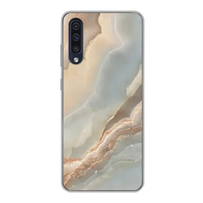 Produktbild von MuchoWow® Handyhülle Schutzhülle Hülle für Samsung Galaxy A30s Luxus - Mineralien - Natursteine Silikon Softcase Handy Hülle - Karteninhaber
