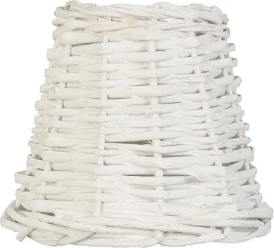 Produktbild von Clayre & Eef Lampenschirm Ø 14x12 cm Weiß Rattan