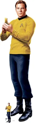 Image de Star Trek - Capitaine Kirk - Présentoir en carton 55x179 cm