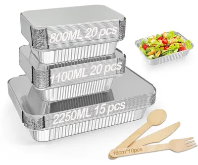 Obrázok produktu pre Sada 55 hliníkových grilovacích foriem