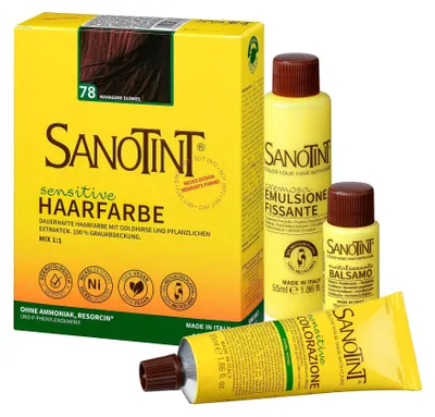 Produktbild von Sanotint Haarfarbe permanente Haarcoloration schonende Formel