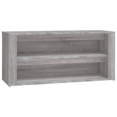 Obrázek produktu pro vidaXL Stojan na boty Grey Sonoma 100x35x45 cm odvozený výrobek ze dřeva