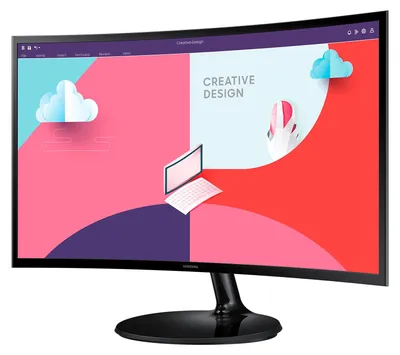 Produktbild von Samsung S24C364EAU - S36C Series - LED-Monitor - gebogen - 61 cm (24") - 1920 x 1080 Full HD (1080p) @ 75 Hz