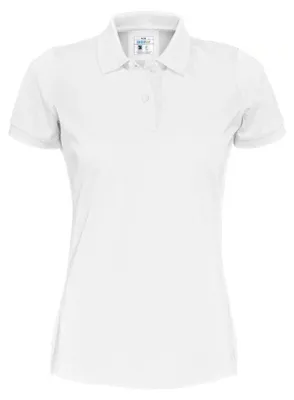 Produktbild von Cottover - Poloshirt für Damen, Piqué ET637 (S) (Weiß)