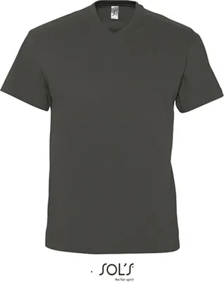 Produktbild von SOLs 11150 | V-Neck Herren Kurzarm T-Shirt Victory - Farbe: Dark Grey (Solid) - Größe: M