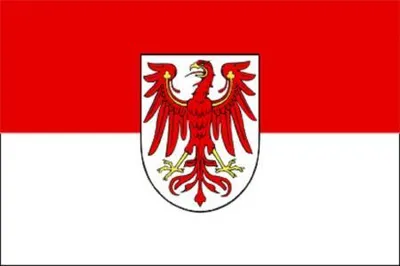 Produktbild von Deko-Fahne Flagge Wappen - Brandenburg - Gr. ca. 150x90 cm - 24010
