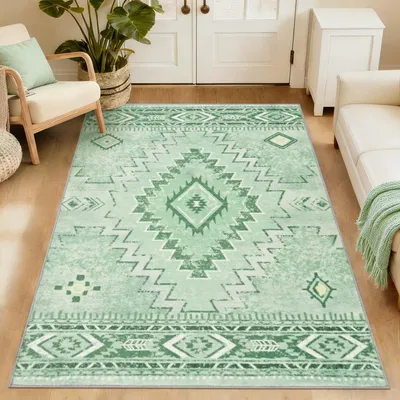 Obrázok produktu pre Vintage geometrický koberec, 80x150 cm
