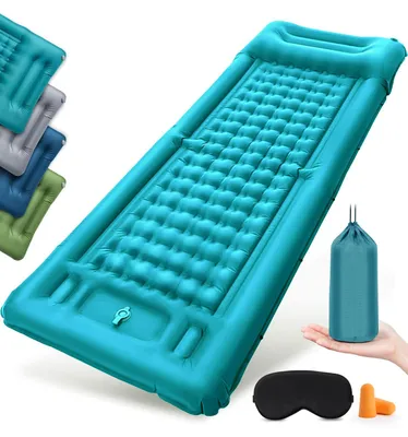 Produktbild von Luftmatratze Isomatte Schlafmatte - 200 x 70 x 12 cm - Selbstaufblasend - Mit Kissen - Für Camping