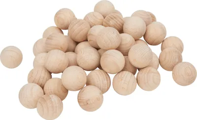Produktbild von VBS Holzkugeln ohne Bohrung "Ø 20 mm" 50 Stück