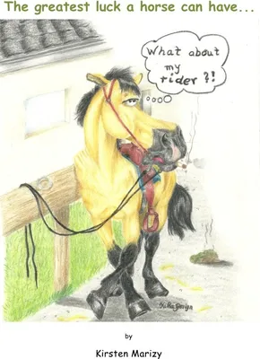 Produktbild von The greatest luck a horse can have...