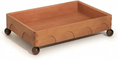Imagen del producto de Bandeja de madera, bandeja decorativa, estilo 1