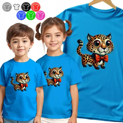 Immagine prodotto di Maglietta per bambini - Tigre nella ciotola - Ritratto per bambini - L