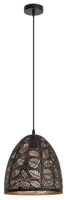 Image de Lampe suspendue E27 1x40W noir 2277 Manorca Rabalux