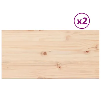 Zdjęcie produktu dla Blaty do stołu, 2 szt., 80x40x1,7 cm, prostokątne, sosnowe