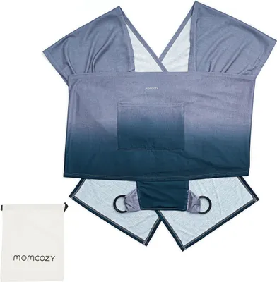 Produktbild von Momcozy Babytrage Sling mit Farbverlauf, Blau