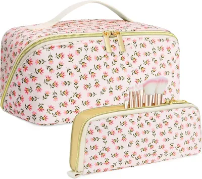 Produktbild von Reise-Kosmetiktasche-Set mit gepolstertem Design