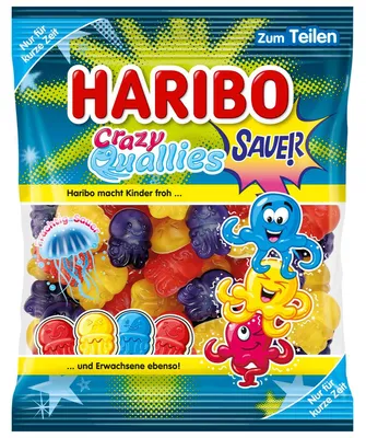 Produktbild von Haribo Crazy Quallies sauer 160g