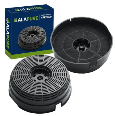 Produktbild von Alapure Aktivkohlefilter geeignet für Ikea 482000009756 / AKB000, KI-generiertes Bild
