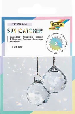 Produktbild von folia Kristalle Sun Catcher CRYSTAL DUO 2 Stück