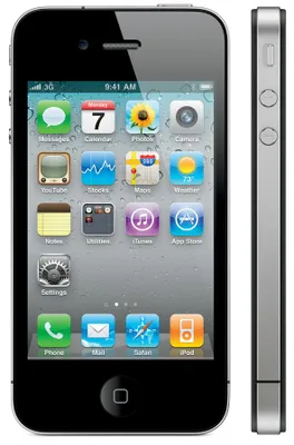 Produktbild von Apple iPhone 4, 8,89 cm (3.5"), 960 x 640 Pixel, 32 GB, 5 MP, iOS 4, Schwarz