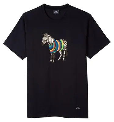 Produktbild von Paul Smith - T-Shirt für Herren, Rundhalsausschnitt, Regulär GT17550 (L) (Marine)