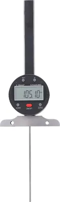 Obrázok produktu pre Elektronický hĺbkomer 0,01 mm Vysoko presný LCD displej mm v jednotkách Hĺbkomer pre drevovýrobu Automobilová konštrukcia Rozsah 0-100 mm