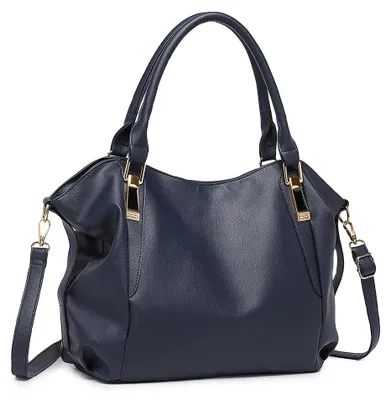 Image de Sac à main pour femmes, grand sac cabas, sac fourre-tout, sac à bandoulière, en cuir synthétique souple