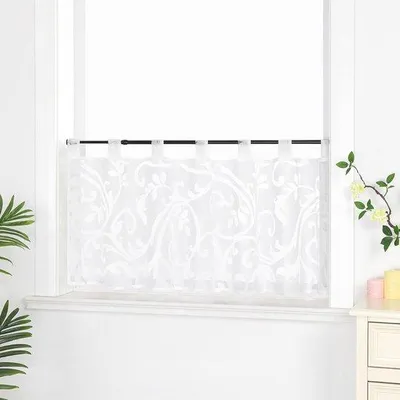 Image de Rideau en voile blanc 60 x 145 cm
