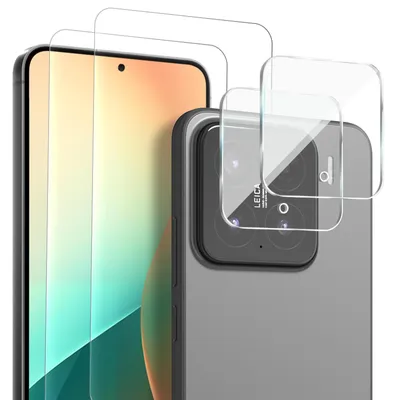 Produktbild von 2x Display + Kamera Glas für Xiaomi 15 Displayschutz Kameraschutz Panzerfolie Displayglas Kameraglas 9H Schutzglas