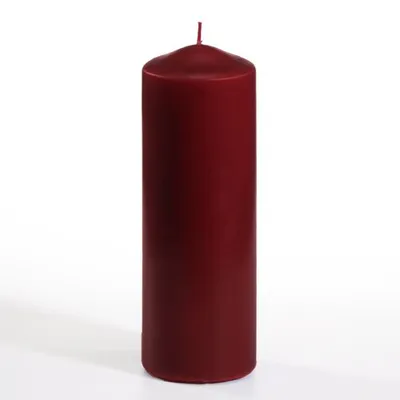 Produktbild von Stumpenkerze Ø 70 mm · 200 mm bordeaux