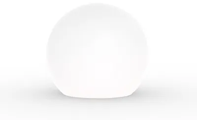 Produktbild von Gartenleuchte Kugel weiß Durchmesser 45 cm E27 max. 60W Kunststoff Wegeleuchte Dekoleuchte außen Kugelleuchte Garten Lampe Außenbereich