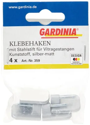 Produktbild von Gardinia Home Decor 359, Vorhanghaken, Silber, Matt
