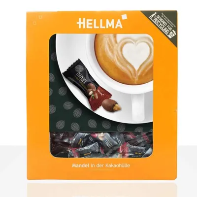 Produktbild von Hellma Mandel in der Kakaohülle ca. 380 Stk
