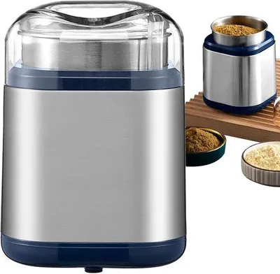 Immagine prodotto di Macinacaffè multifunzionale, per uso domestico, per chicchi di caffè, noci, semi; mulino per cereali sicuro