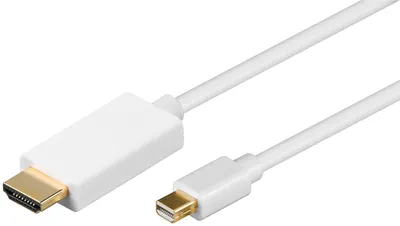 Immagine prodotto di Goobay Cavo Mini DisplayPort / HDMI da 1 m, bianco