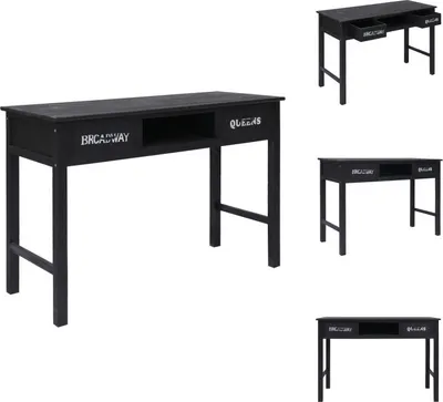 Produktbild von vidaXL Konsolentisch Schwarz 110 x 45 x 76 cm Holz -  Beistelltische