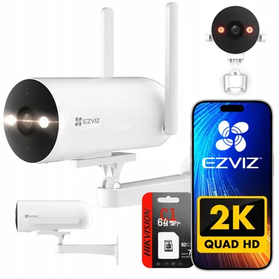 Obrázek produktu pro Ezviz CS-H5 IP kamera 4G 2K venkovní s detekcí a kartou 64GB