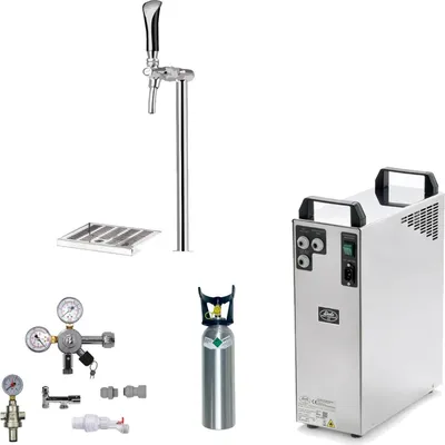 Produktbild von Tafelwasseranlage BieTal® Set Schanksäule ONE TWA-200 ohne Kühlung ohne Filter