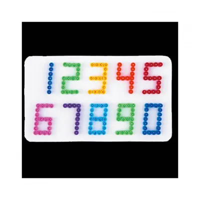 Immagine prodotto di Hama 273 perline stirabili misura P. Numeri, cancelleria, bianco