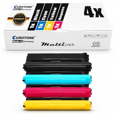 Eurotone 4x Tonerkartusche kompatibel mit Brother TN7600 + TN910 – Produktansicht 1