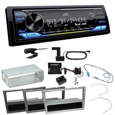Produktbild von JVC KD-X472DBT DAB+ Bluetooth Einbauset für Opel Vectra C Meriva Vivaro Combo