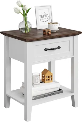 Produktbild von Nachttisch Nachtkommode Beistelltisch Nachtschrank Schlafzimmer MDF